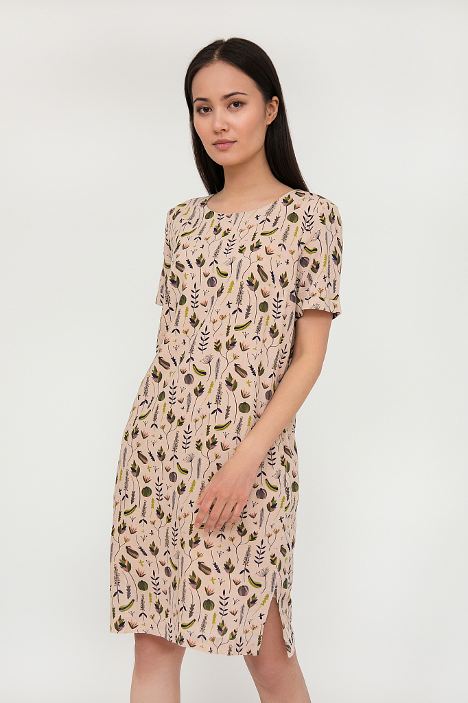 

Платье женское Finn Flare S20-110140 бежевое XS, S20-110140