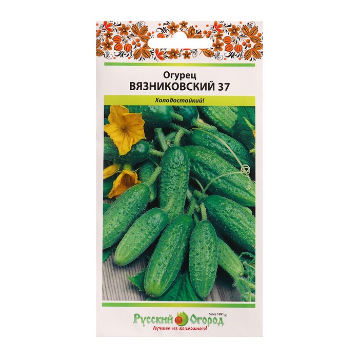 

Семена огурец Русский Огород Вязниковский-37 9443606-5p 1 уп.