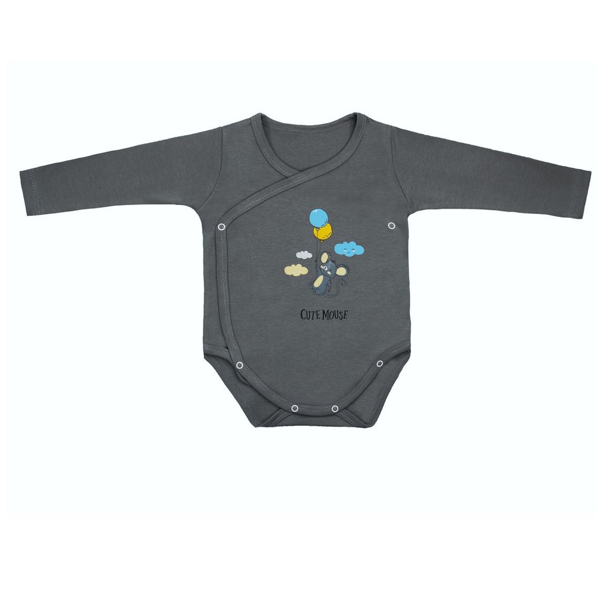 

Боди для детей Иново GS900 темно-серый 80, GS900