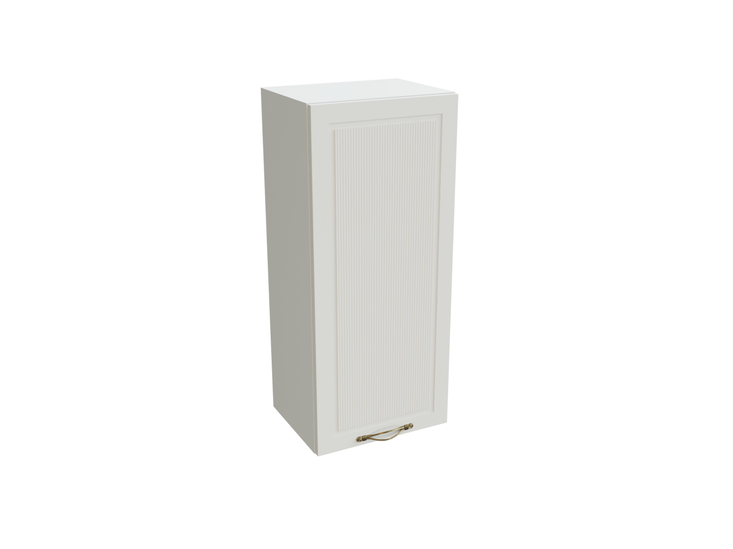 

Шкаф навесной с 1-ой дверью SURA Моцарт Айленд силк 40x31,8x92 арт.ММК-00001604, Белый