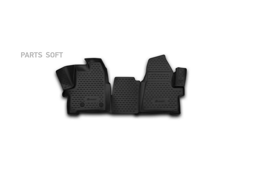 

Коврики 3D в салон FORD Tourneo Custom/ Transit Custom, (1+2 seats) 20