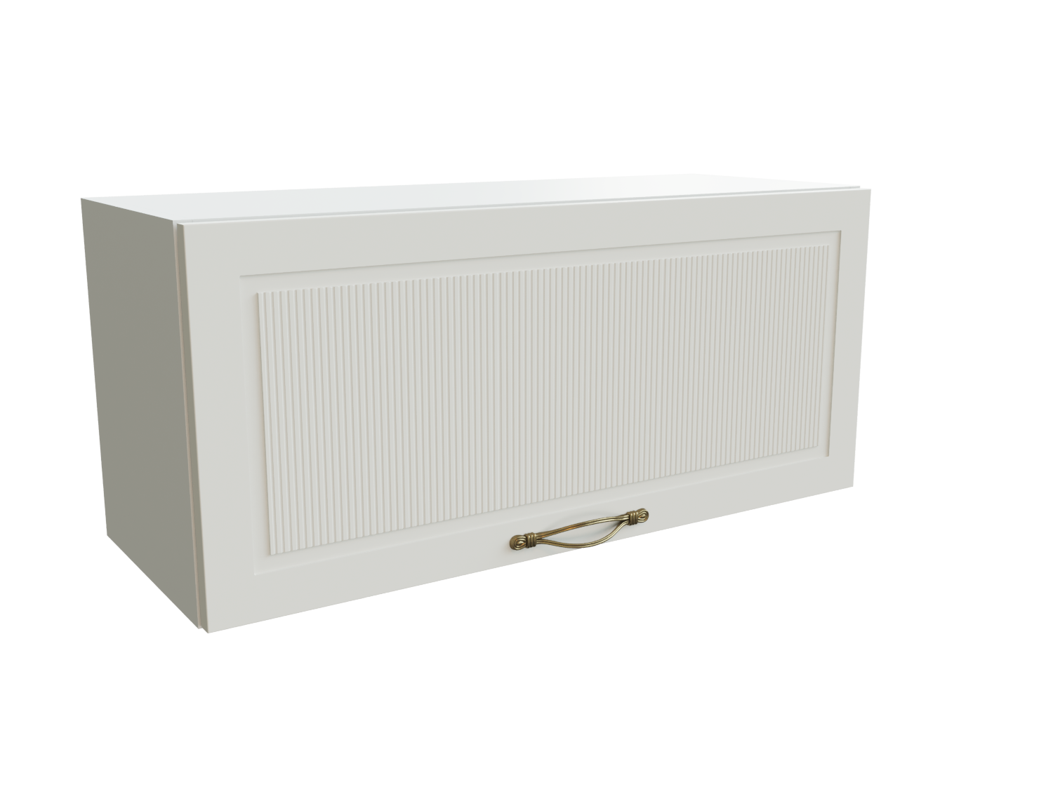 

Шкаф навесной антресоль SURA Моцарт Айленд силк 80x31,8x35,8 арт.ММК-00001624, Белый