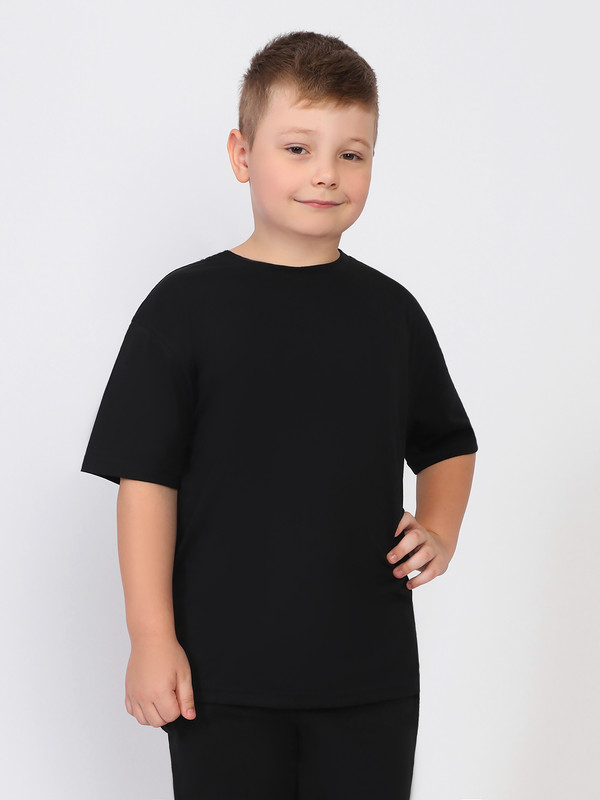 

Футболка детская Fashion Margo ФМ 001, Черный, 128, ФМ 001