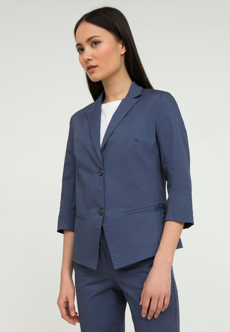 

Жакет женский Finn Flare S20-11052 синий 2XL