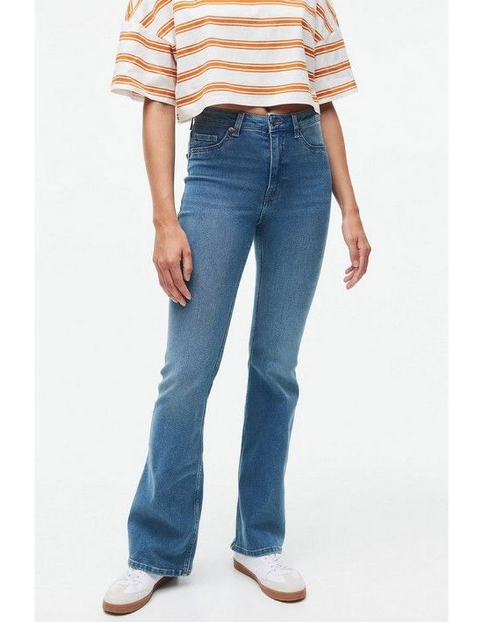 

Джинсы женские H&M 110963601 синие 44 EU, Синий, 110963601