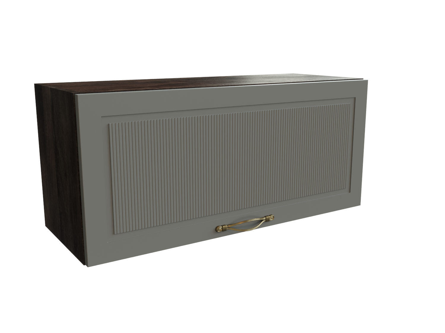 

Шкаф навесной антресоль SURA Моцарт Монблан софт 80x31,8x35,8 арт.ММК-00001979, Серый