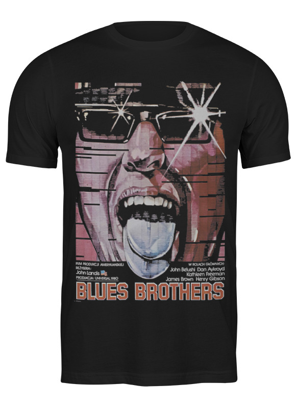 

Футболка мужская Printio The blues brothers 653509 черная L, Черный, The blues brothers 653509