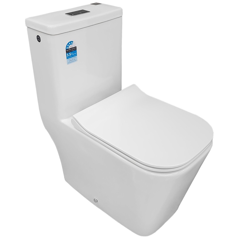 Унитаз-моноблок Bloomix S-Line 2324R/UF1 Ceramic+ безободковый