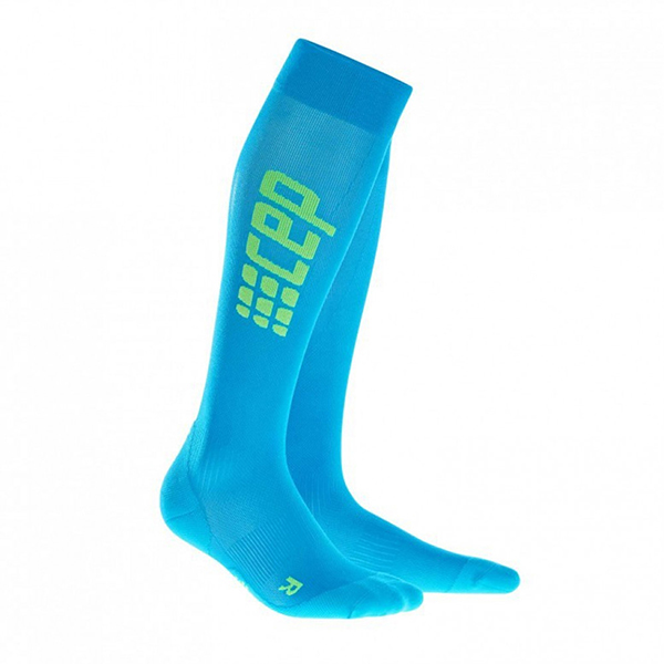 фото Гольфы компрессионные cep compression knee socks, blue, 4-6 us