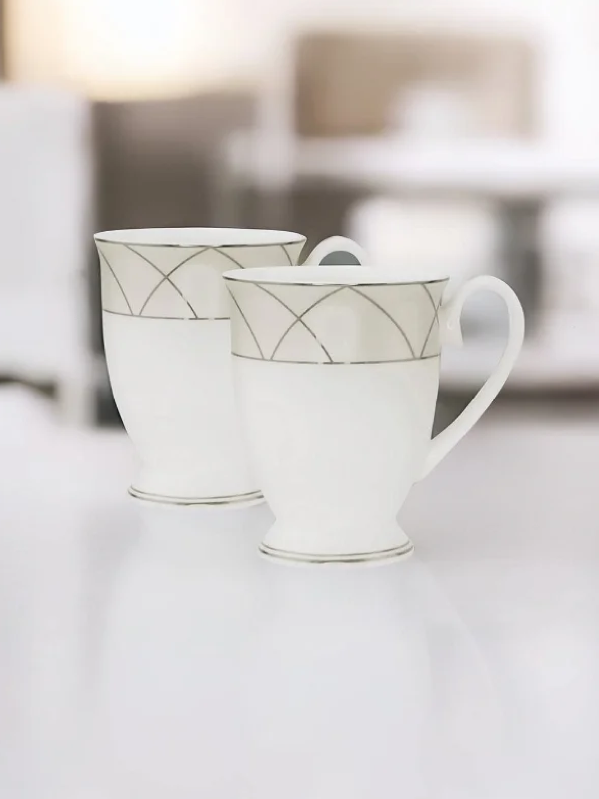

Кружки для чая Lenardi Pandora Cream, костяной фарфор, 2 шт 350 мл