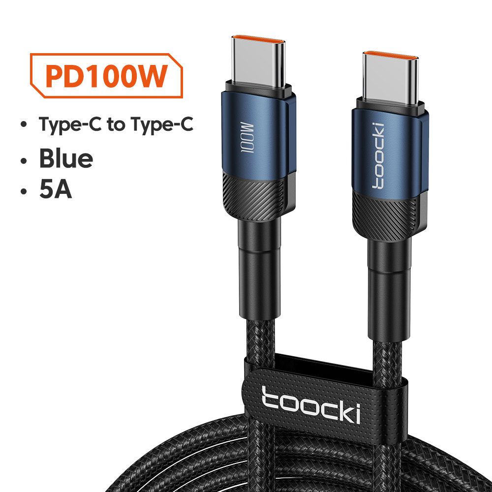 

Кабель Type-C - Type-C, Toocki 100 Вт, 1 м
