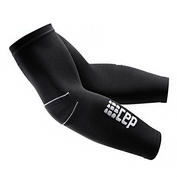 фото Рукав компрессионный cep arm sleeves l1, black/grey