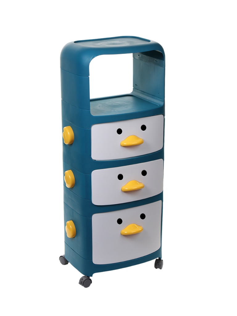 

Фея порядка STB-723 Утята 43x33.5x102cm 3 ящика + 2 полки Blue-White 4606400035480