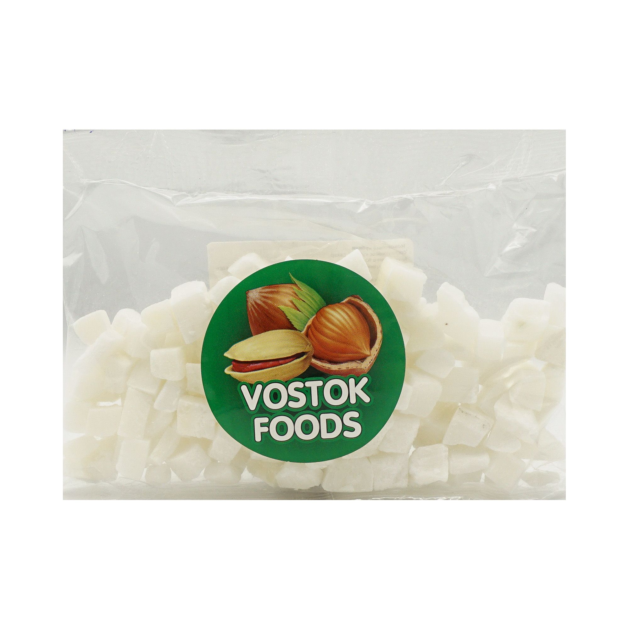 

Кокос Vostok Foods сушеный кубики 90 г