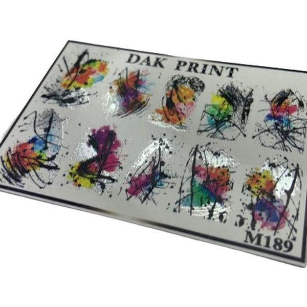 

Набор, Dak Print, Слайдер-дизайн №M189, 3 шт.