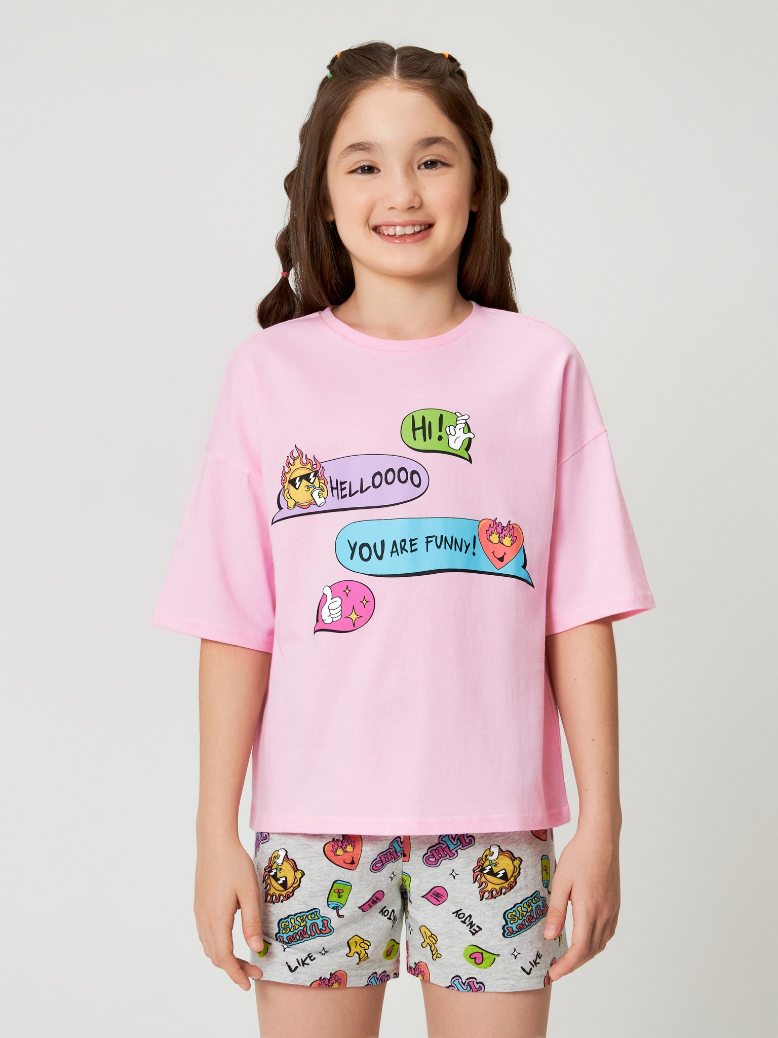 Пижама детская Acoola 20234280010, розовый, 110 розовый жираф привет давай поговорим