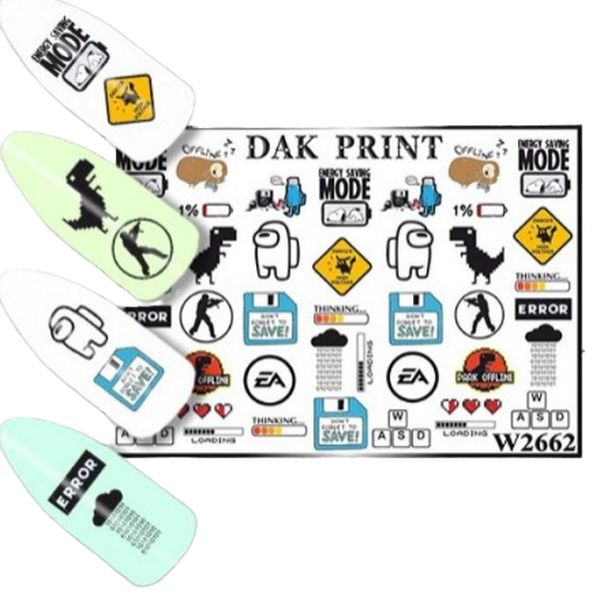 

Набор, Dak Print, Слайдер-дизайн №W2662, 3 шт.