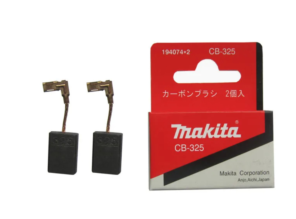 Угольные щетки CB-325 Makita 194074-2, комплект, 2 шт. ЩЕТКИ-MAKITA-CB-325-комплект