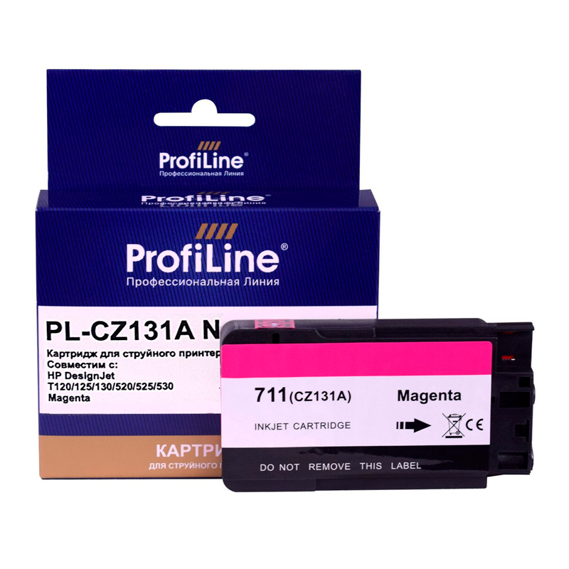

Картридж для струйного принтера Profiline (PL-CZ131A) пурпурный, совместимый
