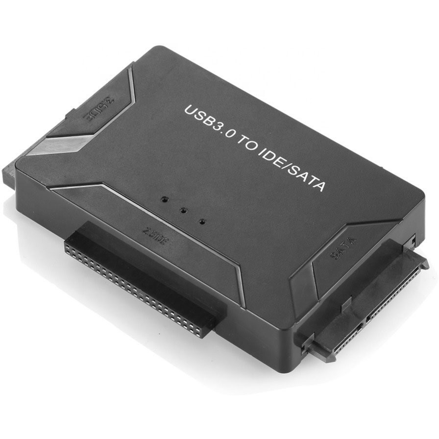

Адаптер GSMIN DP24, 3 в 1 USB 3.0 - SATA, Черный, DP24