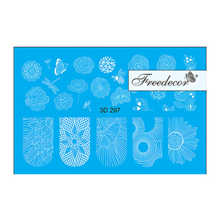 

Набор, Freedecor, 3D-слайдер №297, 3 шт., Белый