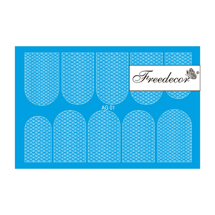 

Набор, Freedecor, Слайдер-дизайн «Аэрография» №1, 4 шт.