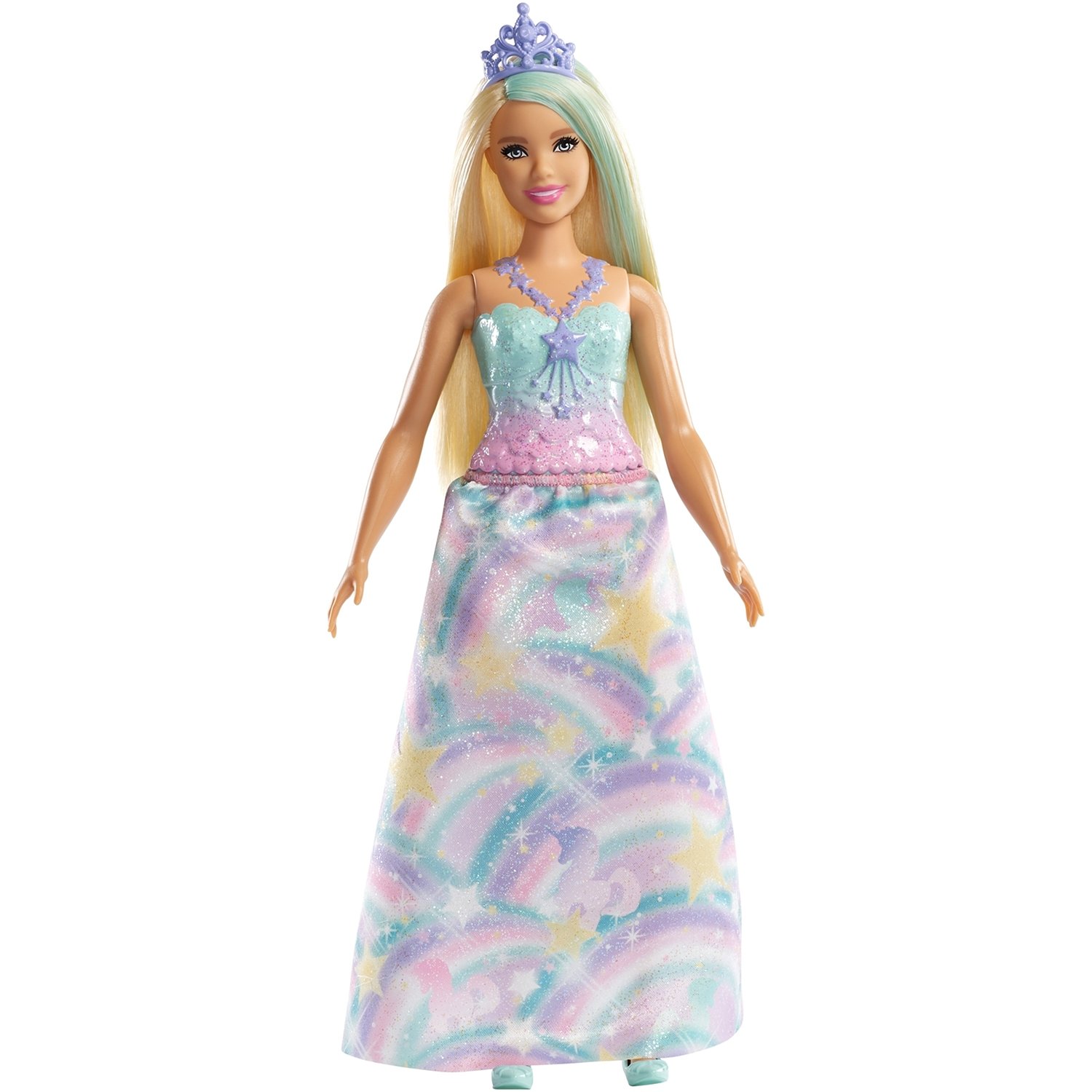 фото Кукла mattel barbie dreamtopia волшебные принцессы блондинка fxt13/fxt14