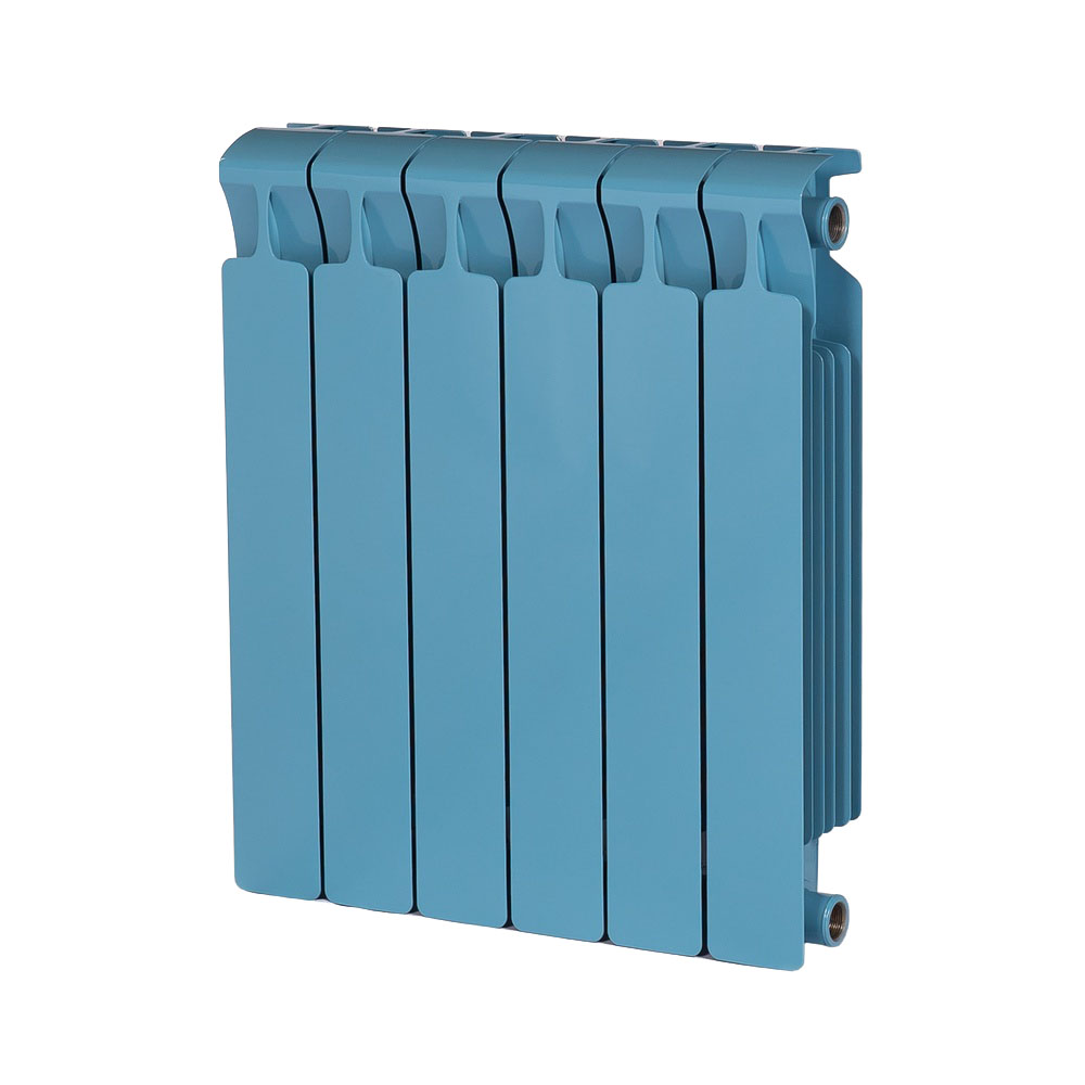фото Алюминиевый радиатор rifar monolit 500 6 секций синий (rm50063/45024)