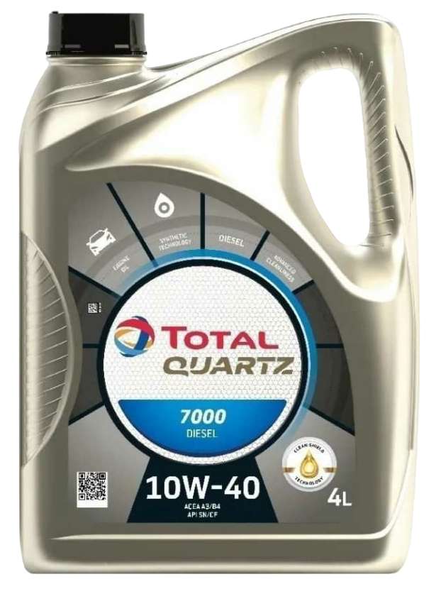 

TOTAL Масло мотор. QUARTZ D 7000 10W40 3B4L 11040501