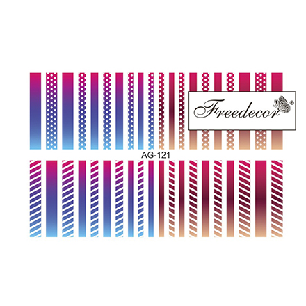 

Набор, Freedecor, Слайдер-дизайн «Аэрография» №121, 4 шт.