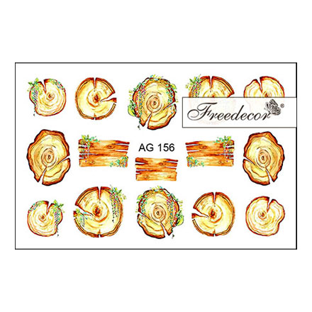 

Набор, Freedecor, Слайдер-дизайн «Аэрография» №156, 4 шт.