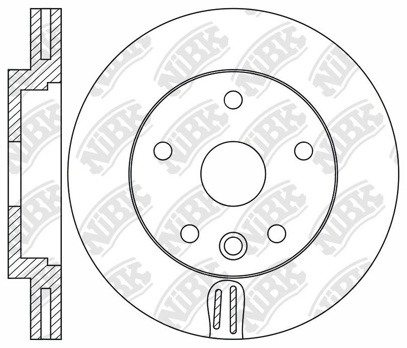 

Тормозной диск NiBK комплект 1 шт. RN1727