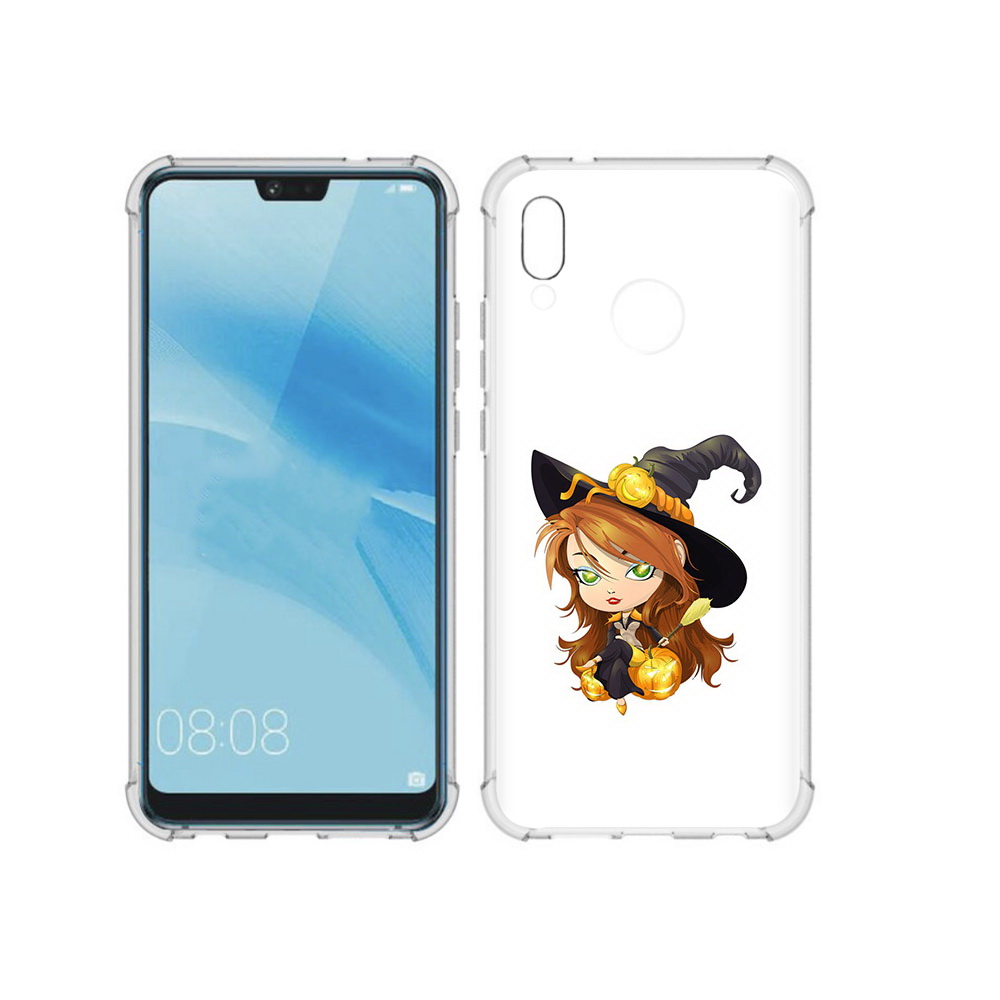 

Чехол MyPads Tocco для Huawei P20 Lite Ведьмочка (PT130405.51.40), Прозрачный, Tocco