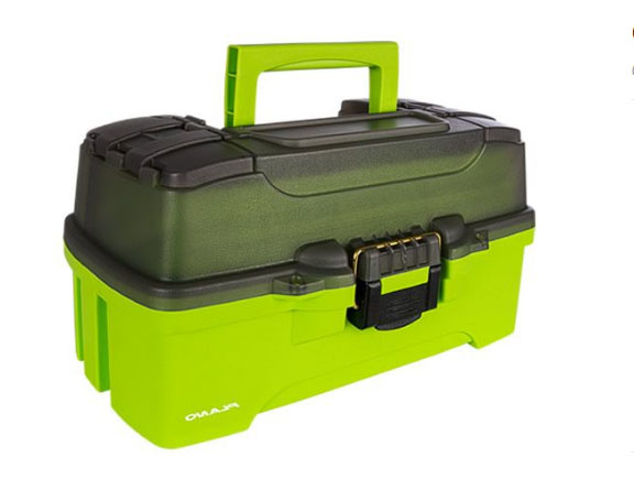 

Ящик PLANO 6201 с одно уровн.й системой хранения приманок и двумя боковыми отсеками на кры