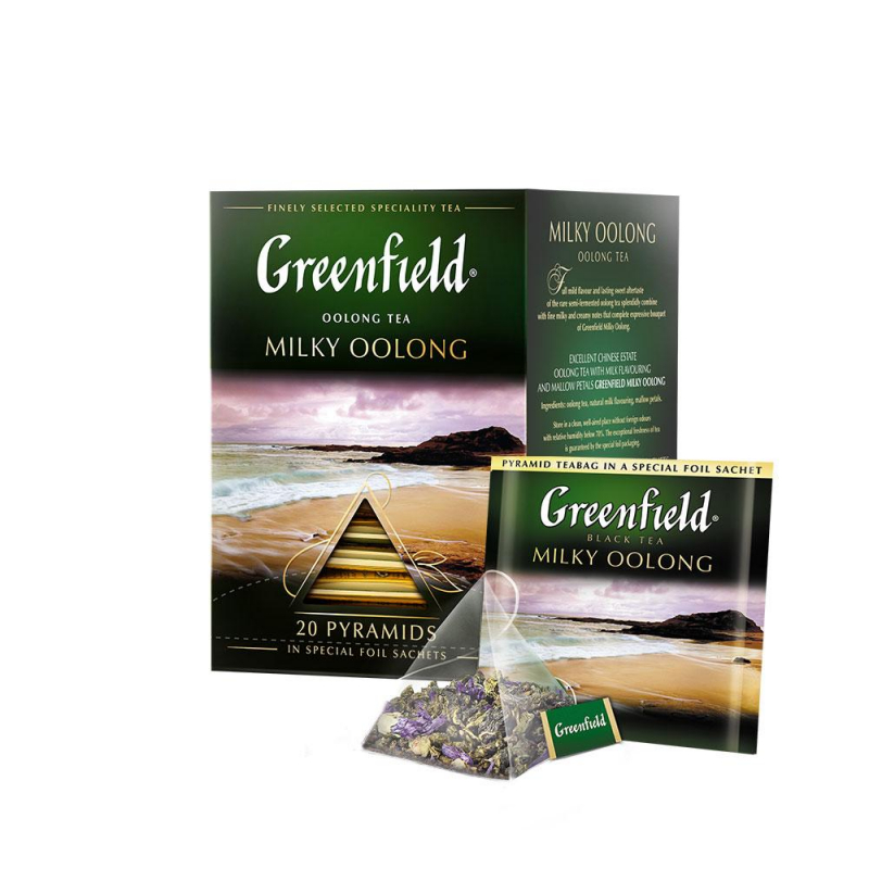 

Чай Greenfield Milky Oolong зел. пирамидки фольгир. 20 пак/уп 0905-08, (2шт.)