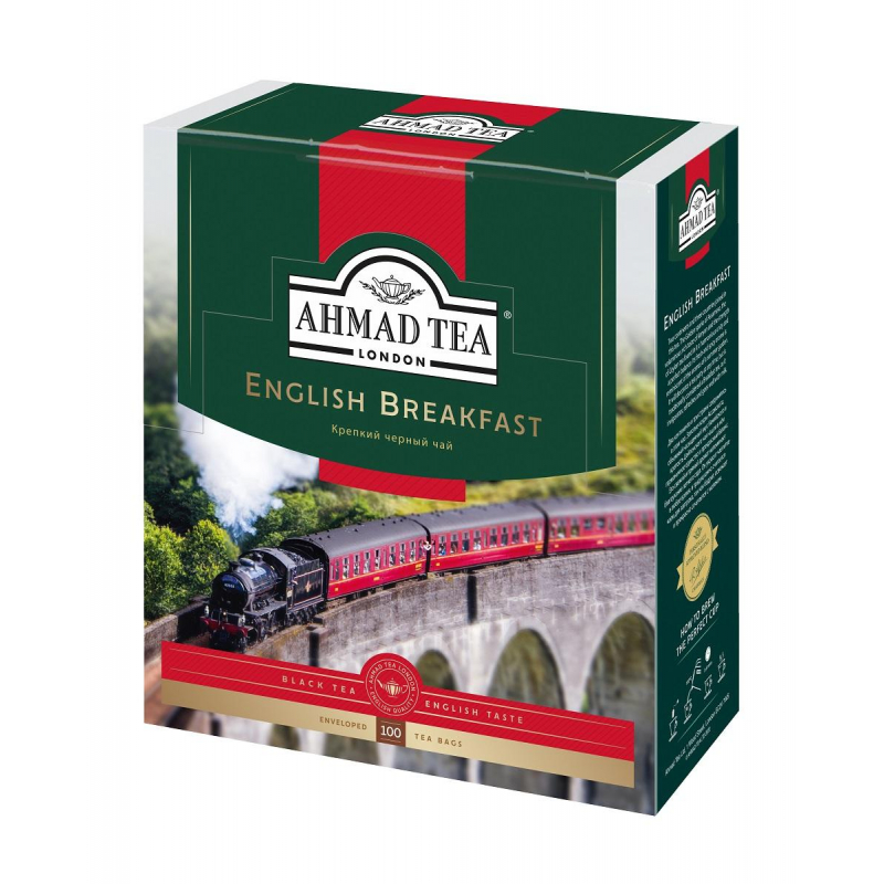 

Чай Ahmad English Breakfast черный 100пак/уп 6001-08