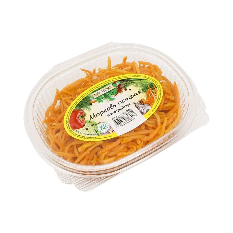 

Салат Волшебный вкус Морковь острая по-корейски 200 г