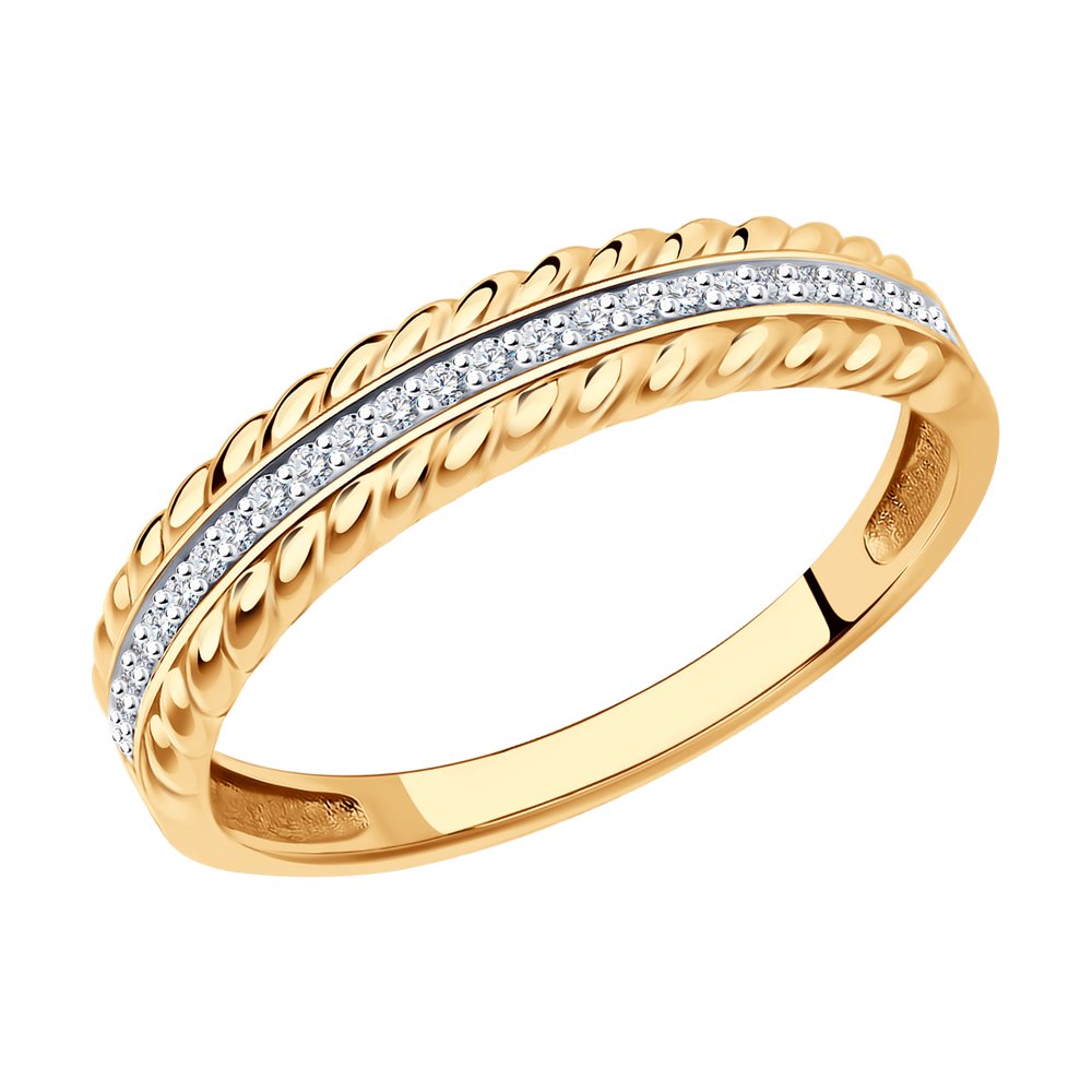

Кольцо из красного золота с бриллиантом р. , SOKOLOV Diamonds 1012223, 1012223