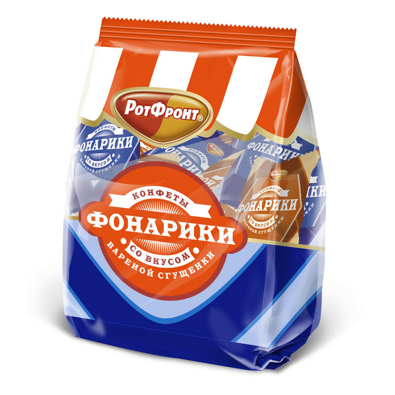 

Конфеты Фонарики вкус варен.сгущенка, 200г, (2шт.)