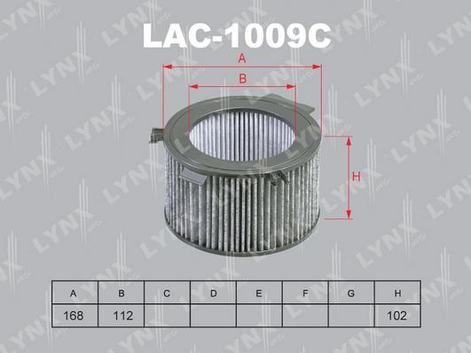 

Фильтр салонный угольный LYNXauto lac1009c, Фильтр салонный угольный LYNXauto lac1009c LYNXauto lac1009c