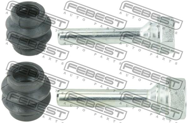 

Втулка направляющая суппорта тормозного заднего комплект FEBEST 1074-C100R-KIT