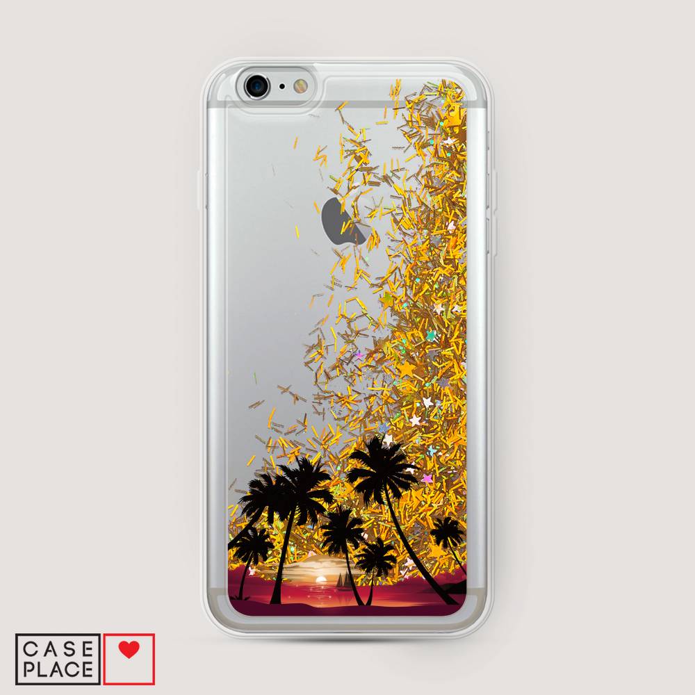

Чехол Awog на Apple iPhone 6 Plus / Айфон 6 Plus "Закат и пальмы", 10590-1