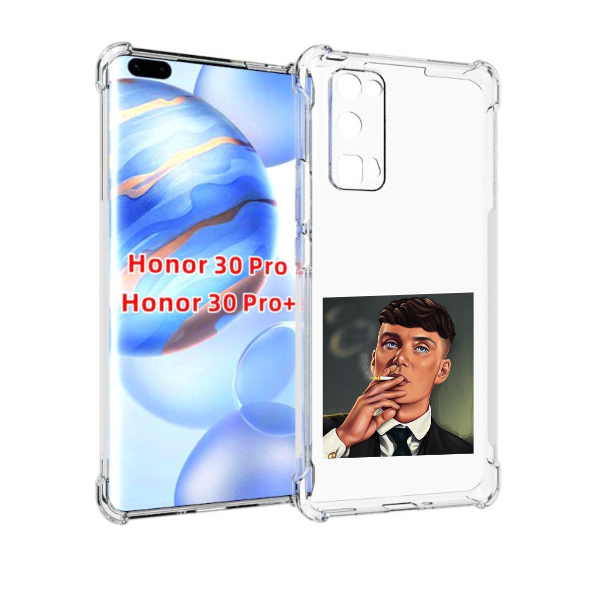 

Чехол бампер MyPads Томас-Шелби для Honor 30 Pro, Прозрачный, Tocco