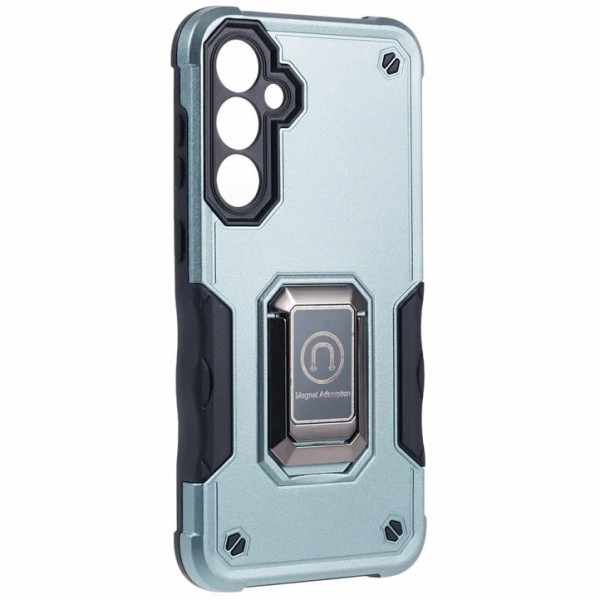

Чехол RosCase Magnet Ring с кольцом для Samsung Galaxy A34, Зеленый