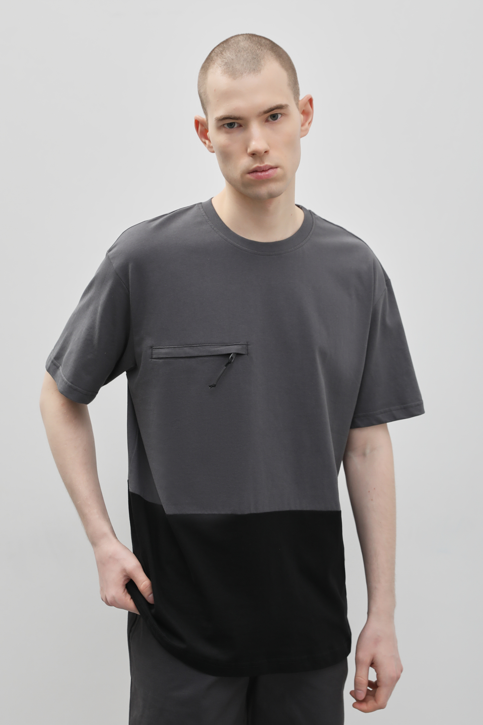 

Футболка мужская Finn Flare FBD21098 серая M, Серый, FBD21098