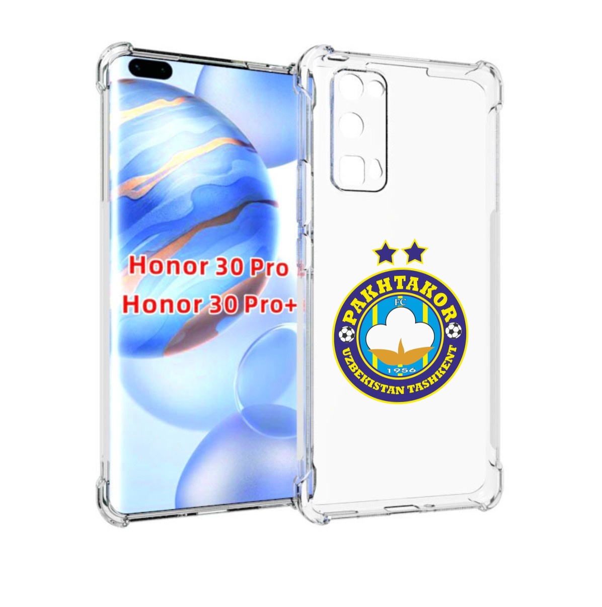 

Чехол бампер MyPads Фк Пахтакор Pakhtakor мужской для Honor, Прозрачный, Tocco