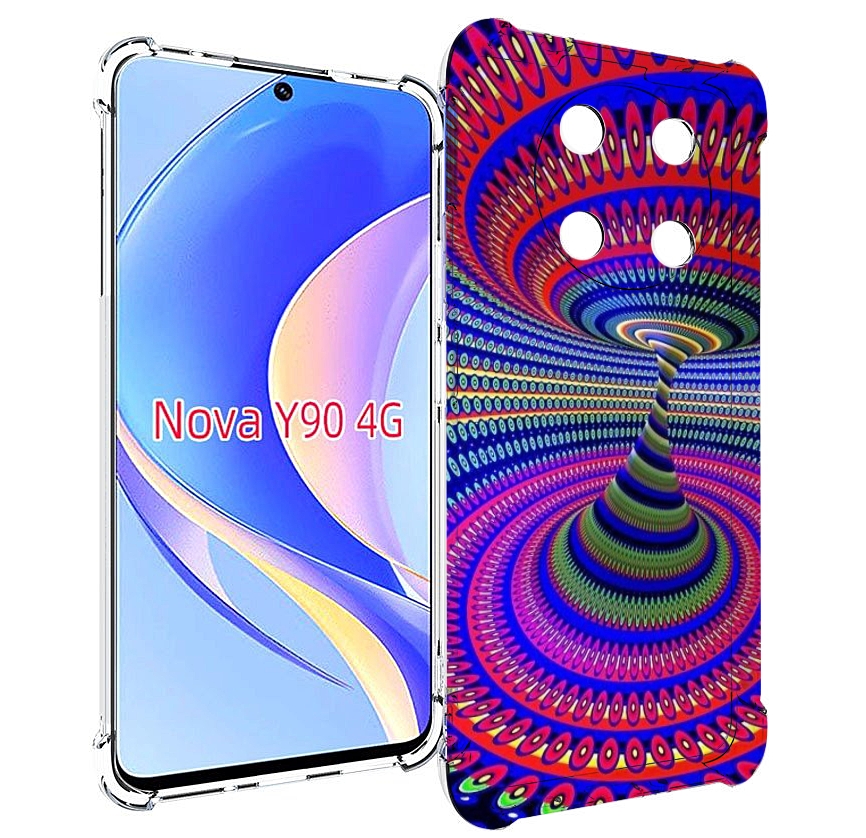 

Чехол MyPads оптическая иллюзия для Huawei Nova Y90 (CTR-LX1) / Enjoy 50 Pro, Tocco