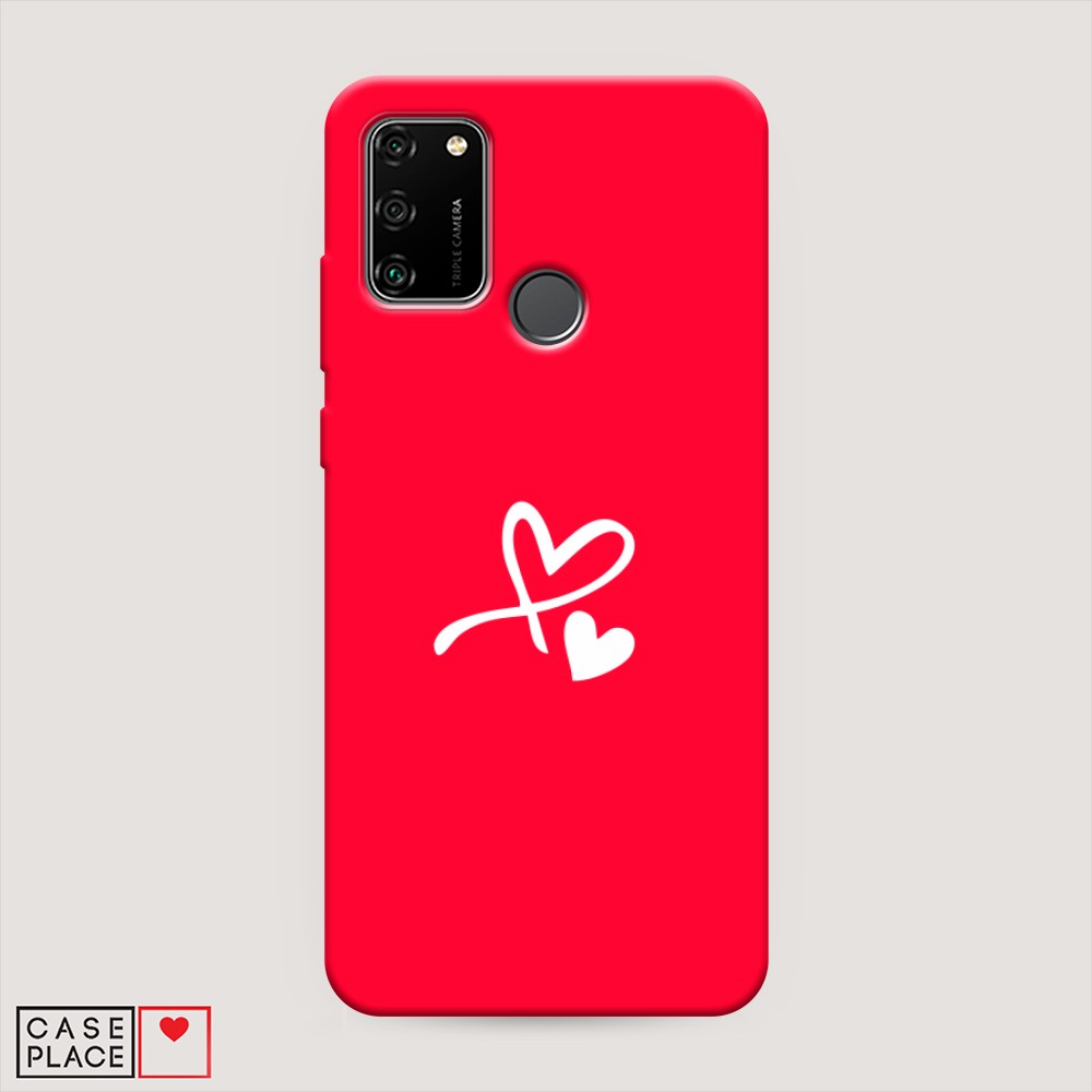 

Чехол Awog на Honor 9A "Сердечко минимализм", Разноцветный, 612353-1