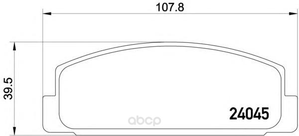 

Тормозные колодки Textar задние для Mazda 323F 6 98-04, 323S 6 98-04, 6 02-, 6 07- 2404501