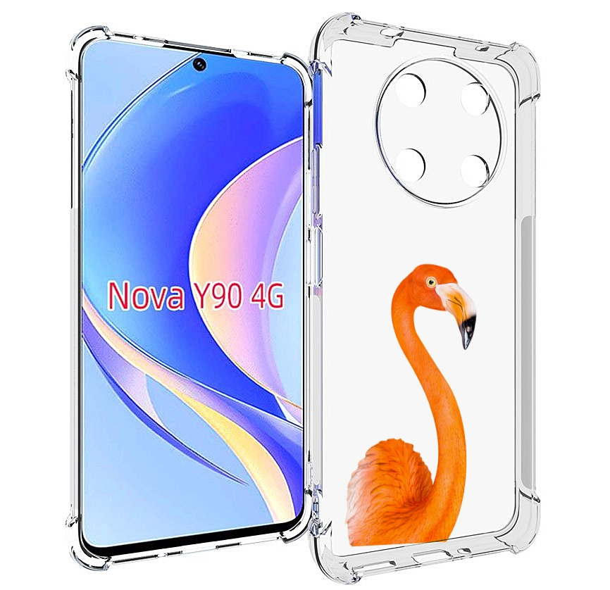 

Чехол MyPads оранжевый-фламинго для Huawei Nova Y90 (CTR-LX1) / Enjoy 50 Pro, Tocco